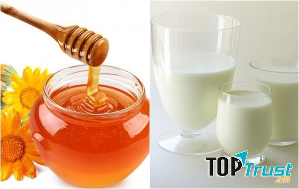 Mặt nạ mật ong, sữa tươi giúp làm đẹp da