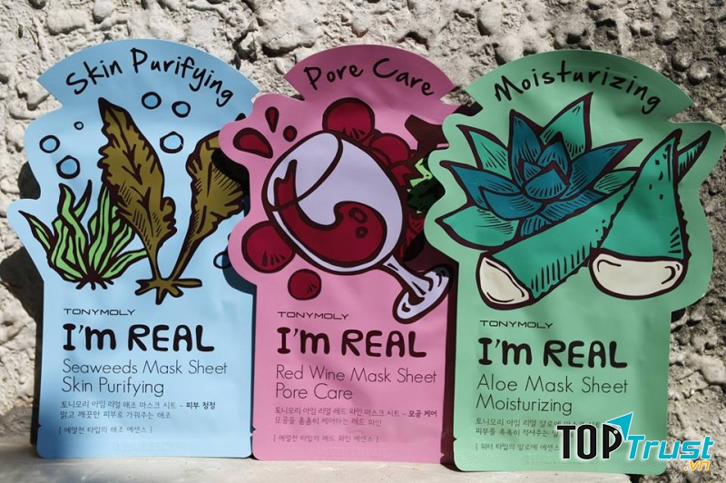 Mặt nạ chiết xuất gạo Tonymoly I'm Real Rice Clear Skin Mask Sheet 21ml