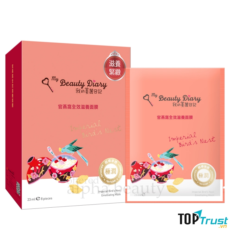 Mặt nạ My Beauty Diary tổ yến đỏ