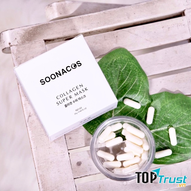 Mặt nạ nén Soonacos Collagen Super Mask