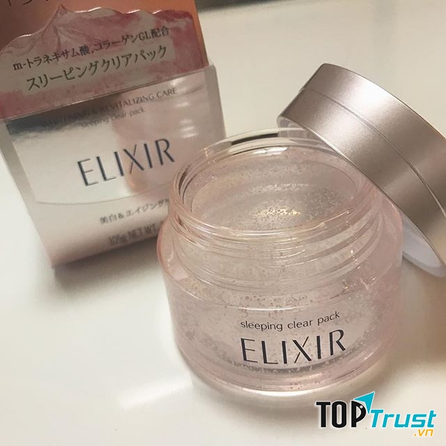 Mặt nạ ngủ Sleeping Gel Pack của Shiseido Elixir