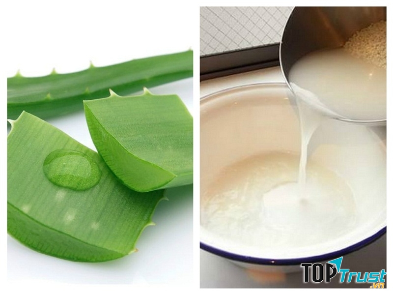 Mặt nạ nha đam nước gạo