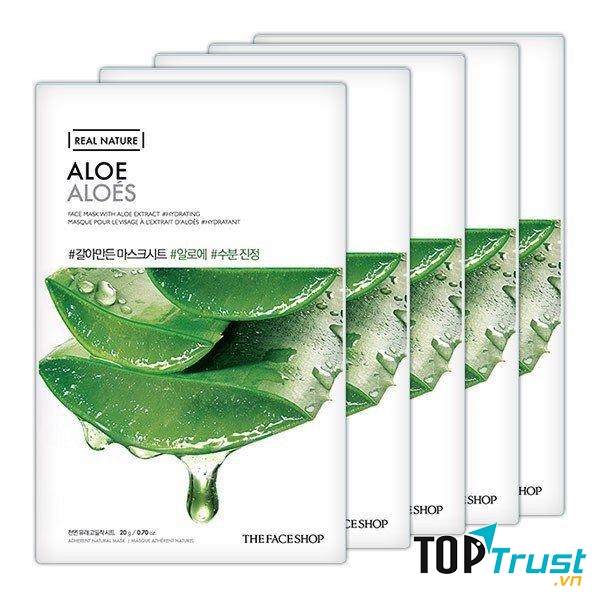 Mặt Nạ Giấy Nha Đam The Face Shop Real Nature Mask Aloe