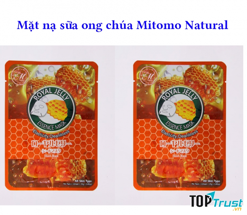 Mặt nạ sữa ong chúa Mitomo Natural