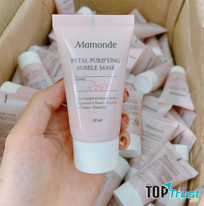 Mặt Nạ Sủi Bọt Thải Độc Da Mamonde Petal Purifying Bubble Mask
