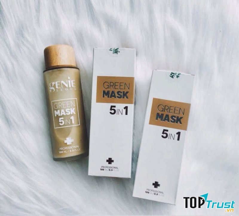 Mặt Nạ Tẩy Tế Bào Chết Genie Green Mask 5in1