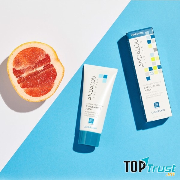 Mặt nạ tẩy tế bào da chết cho da dầu Andalou Kombucha Enzyme Exfoliating Mask