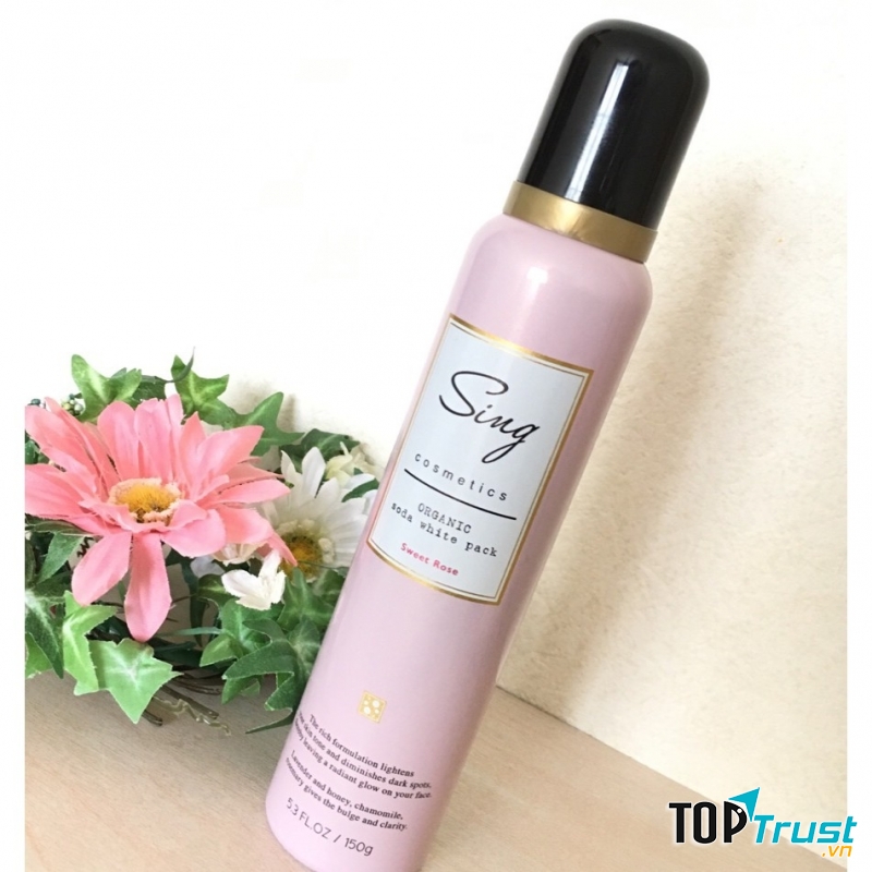 Mặt nạ sủi bọt thải độc Sing Cosmetics Organic Soda White Pack Nhật Bản