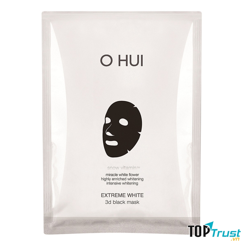 Mặt nạ dưỡng trắng da Ohui Extreme White 3D Black Mask