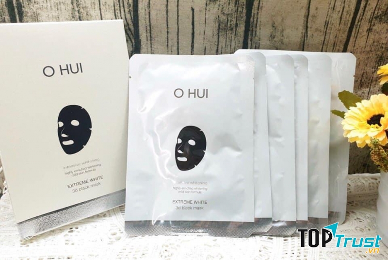 Mặt nạ dưỡng trắng da Ohui Extreme White 3D Black Mask