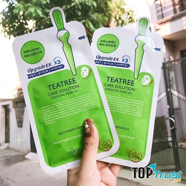 Mặt Nạ Tràm Trà Mediheal Teatree Healing Solution Essential Mask