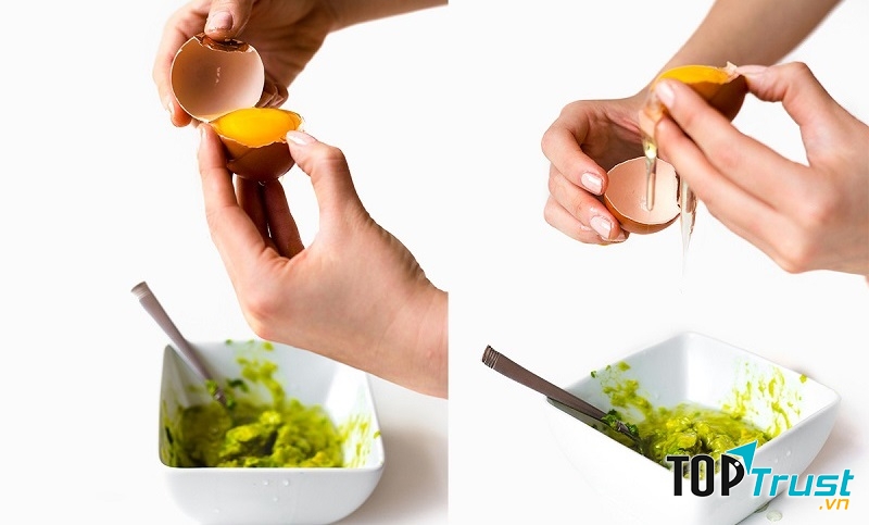 Mặt nạ trắng da từ trứng gà tươi và  sữa chua