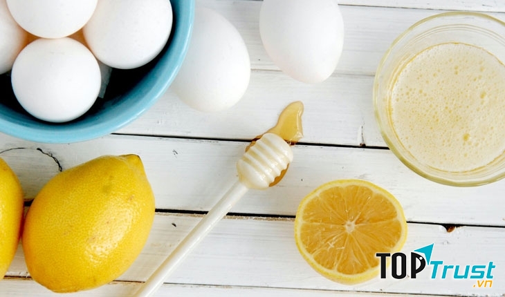 Mặt nạ lòng đỏ trứng gà, mật ong