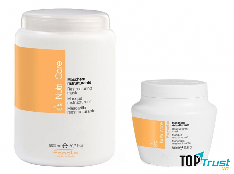 Mặt Nạ Ủ Tóc Fanola Phục Hồi Tóc Hư Tổn 1500ml Nutricare Restructuring Mask