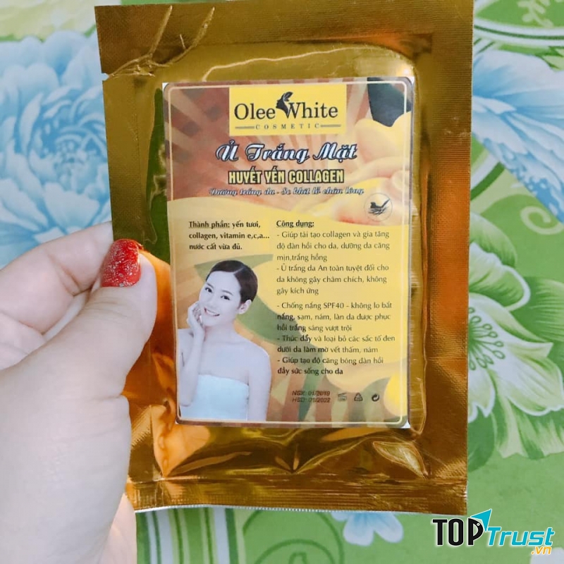 Mặt nạ ủ trắng huyết yến Olee White