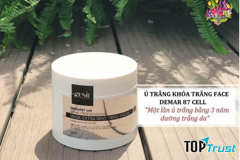 Mặt nạ ủ trắng mặt Genie Hàn quốc