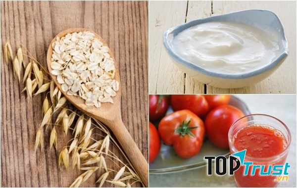 Mặt nạ yến mạch cà chua
