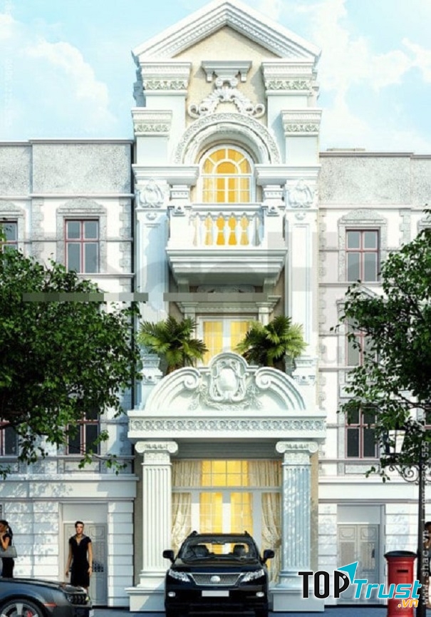 Mặt tiền: kiểu Pháp