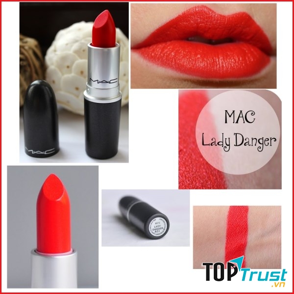 Màu Lady Danger là một màu khá được yêu thích của dòng Matte của nhà MAC