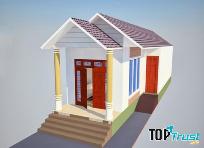 Mẫu nhà cấp 4 đẹp số 6