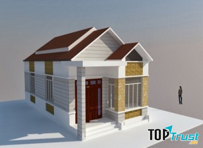 Mẫu nhà cấp 4 số 1 loại 2
