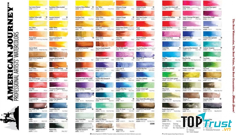 Màu nước American Journey