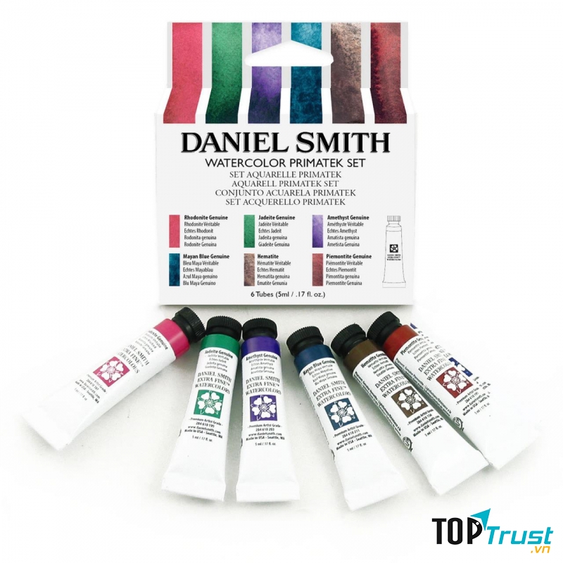 Bộ Màu Nước Daniel Smith Extra Fine WaterColor Primatek Set 6 Màu 5ml