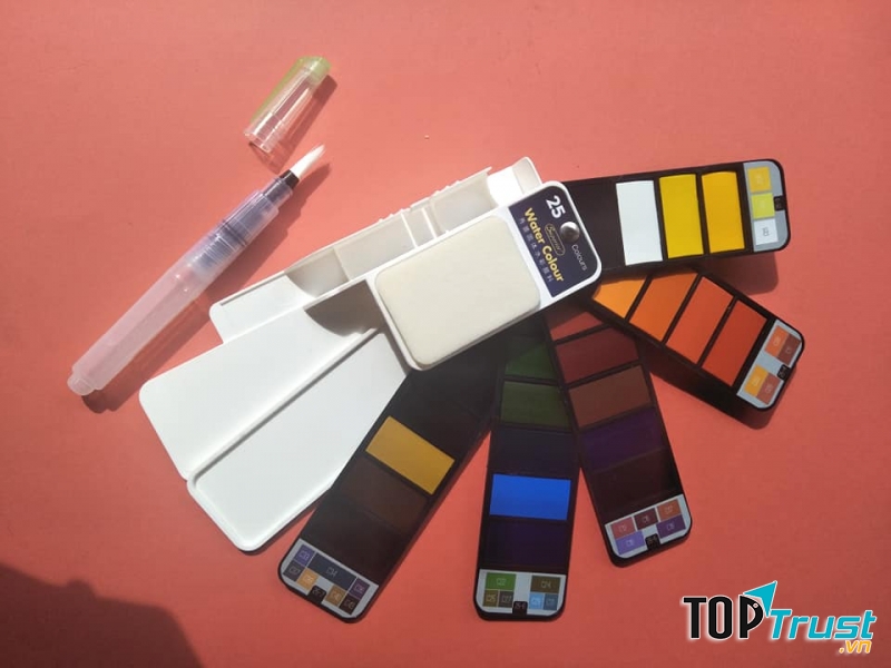 Màu nước Superior nén dạng thẻ quạt