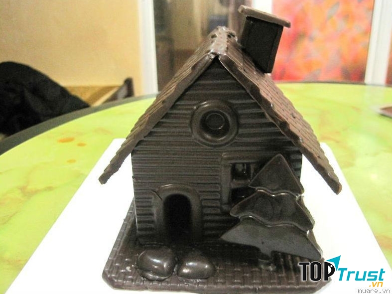 Ngôi nhà socola - mang ý nghĩa một tổ ấm hạnh phúc