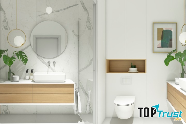 Mẫu thiết kế nhà tắm đẹp, đơn giản