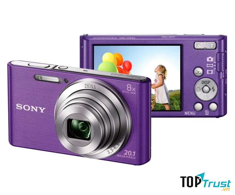 Máy ảnh Sony DSC-W830/SCE32 màu tím thời thượng