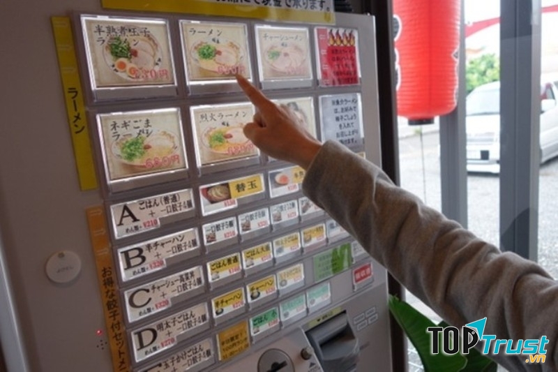 Máy bán hàng tự động ở Nhật