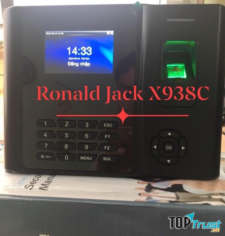 Máy Chấm Công Vân Tay, Thẻ Cảm Ứng RONALD JACK X938-C