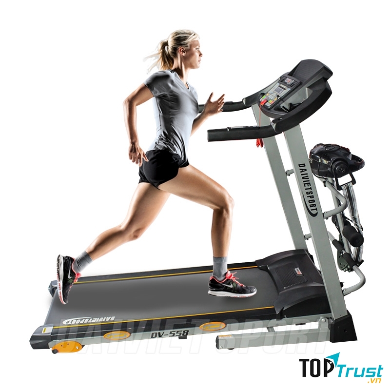 Máy chạy bộ điện đa năng DV558
