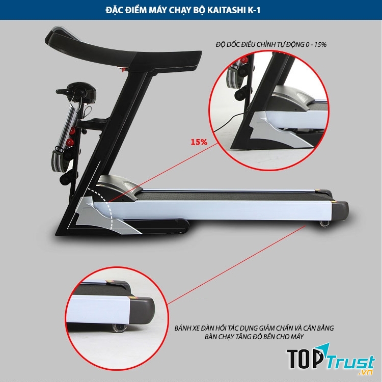 Máy chạy bộ điện Kaitashi K-1