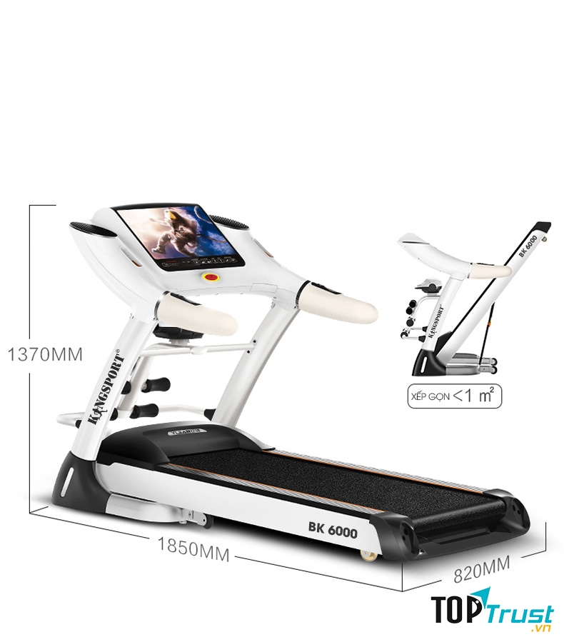 Máy chạy bộ điện Kingsport BK-6000 đa năng