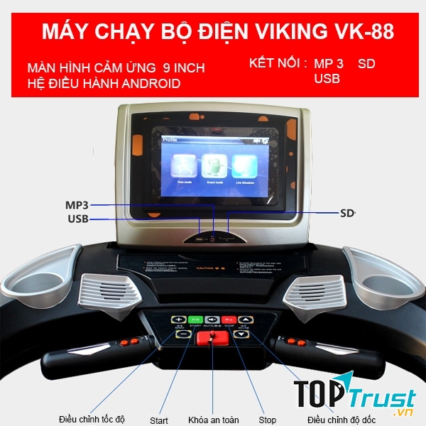 Máy chạy bộ điện Viking VK-88