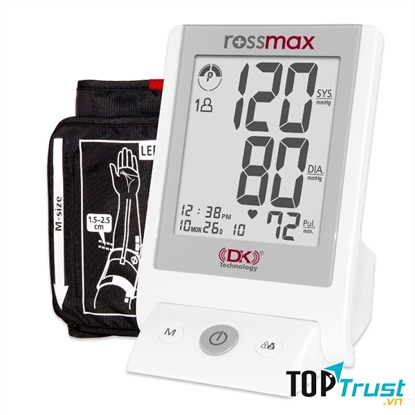 Máy đo huyết áp bắp tay Rossmax AC – 701 - Loại máy đo huyết áp tốt bạn nên mua nhất
