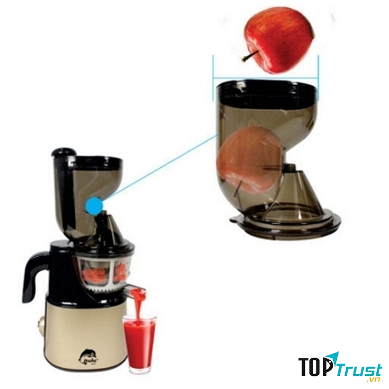 Máy ép chậm Iruka I-52 trang bị chế độ tự ngắt an toàn khi máy quá nóng, bảo vệ máy không bị quá tải, gia tăng tuổi thọ sử dụng