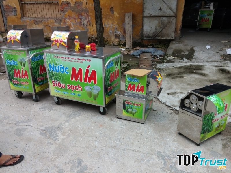 Máy ép mía siêu sạch Bắc Việt