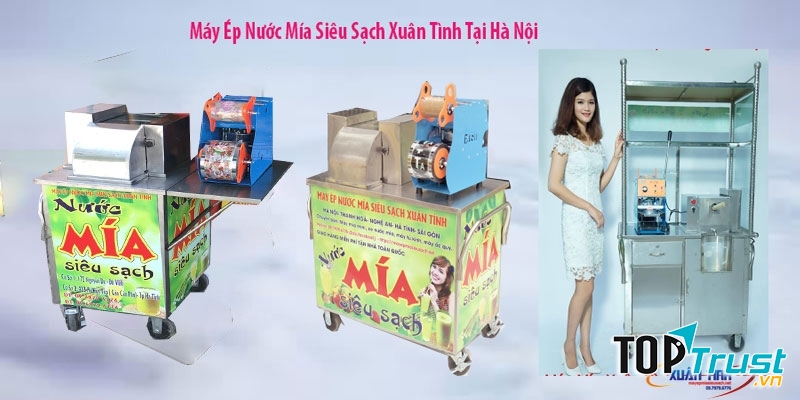 Máy ép nước mía Xuân Tình tại Hà Nội free ship tận nhà
