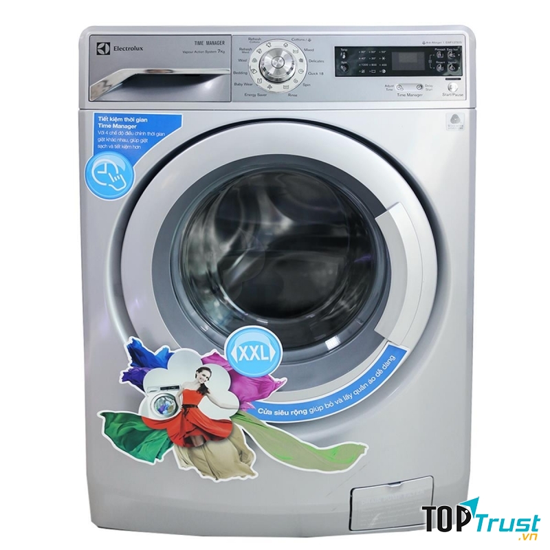 Nên chọn máy giặt cửa trên