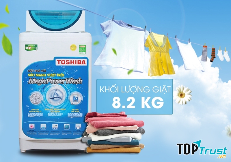 Máy giặt giũ Toshiba 8.2kg AW-F920LV WB
