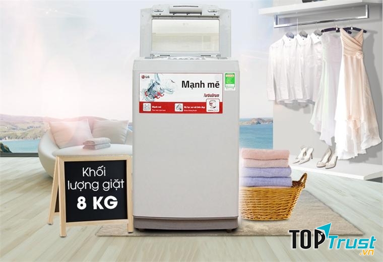 LG WF-S8019DB chắc chắn sẽ là sự lựa chọn hoàn hảo dành cho những gia đình nhỏ