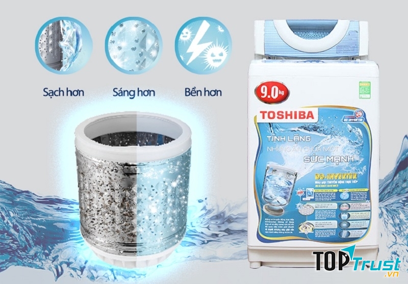 Máy giặt Toshiba 9kg AW-DC1005CV
