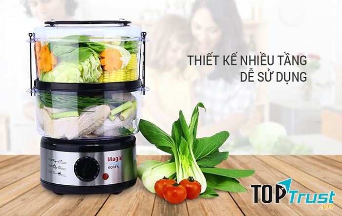 ﻿Máy hấp thực phẩm Magic Korea A64
