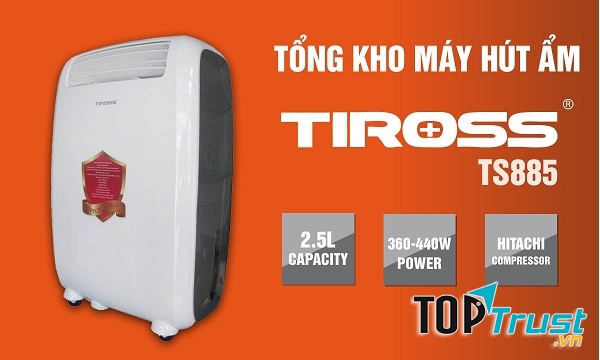 Máy hút ẩm Tiross TS886