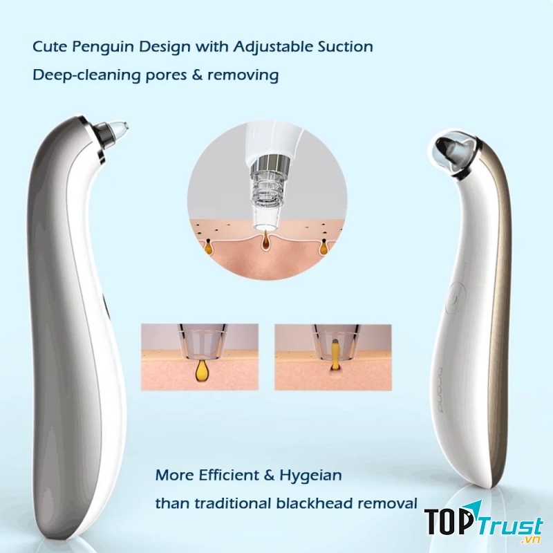 Máy hút mụn trứng cá 4 đầu hút Aoberst