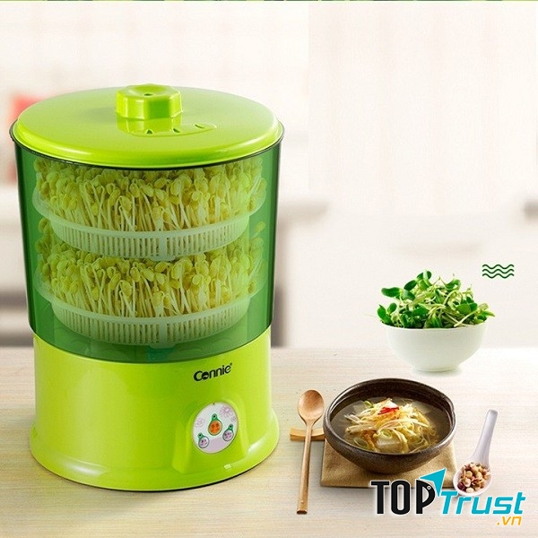 Máy làm giá đỗ gieo mầm tự động bằng điện 3 tầng Connie A323B