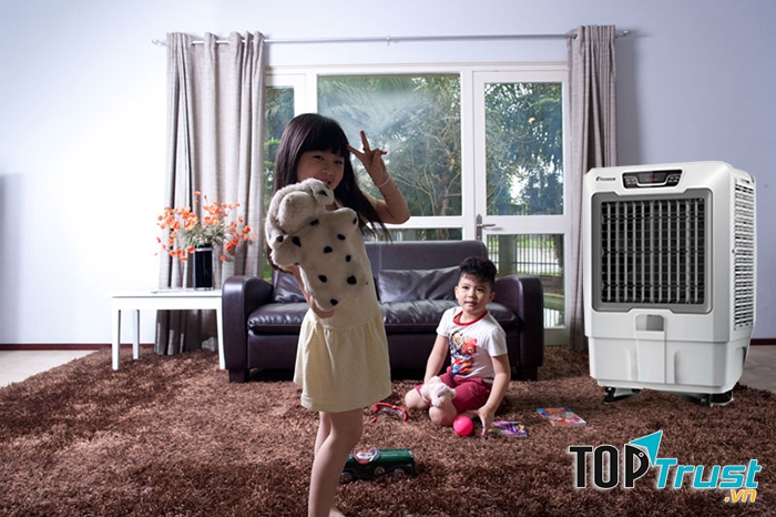 Với máy làm mát không khí Sunhouse SHD7772 không gian sống của bạn và gia đình sẽ luôn thoáng mát, sạch sẽ